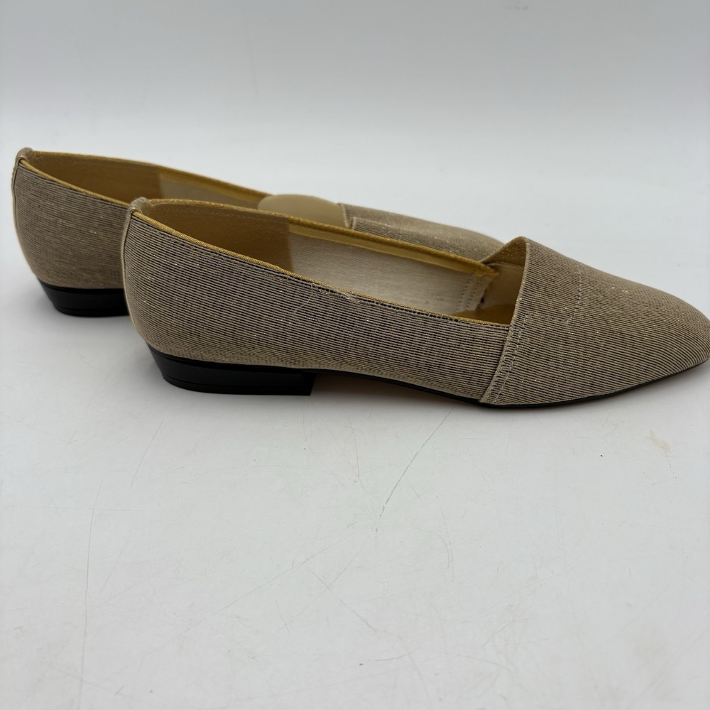 Beacon USA Womens 8M Sparkle Champagne Loafers‎ Low Heel NOS Vintage - Picture 3 of 7